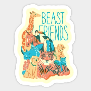 Beast Friends Sticker